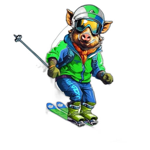 staff, animal, concept art, 3d render transparent PNG cut-out