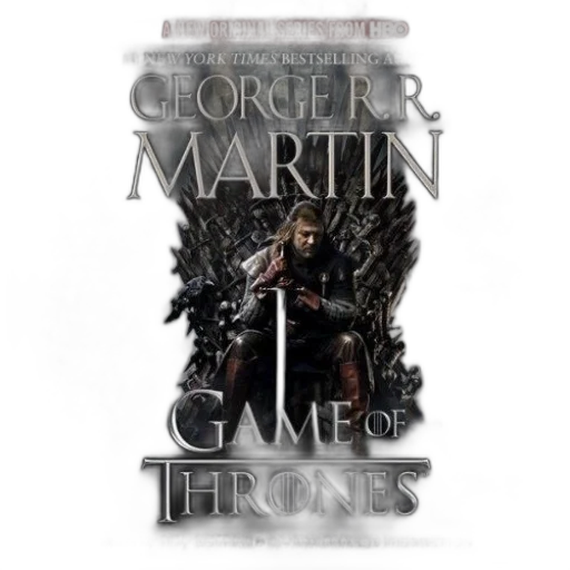 book, cover, game, thrones transparent PNG cut-out
