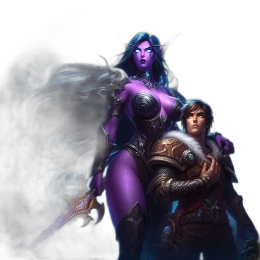 fantasy art, concept art, comic book art, pixel art transparent PNG cut-out