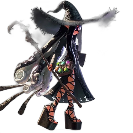 staff, weapon, mask, creature transparent PNG cut-out