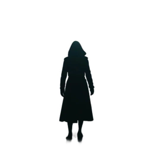 dress, jacket, staff, face transparent PNG cut-out