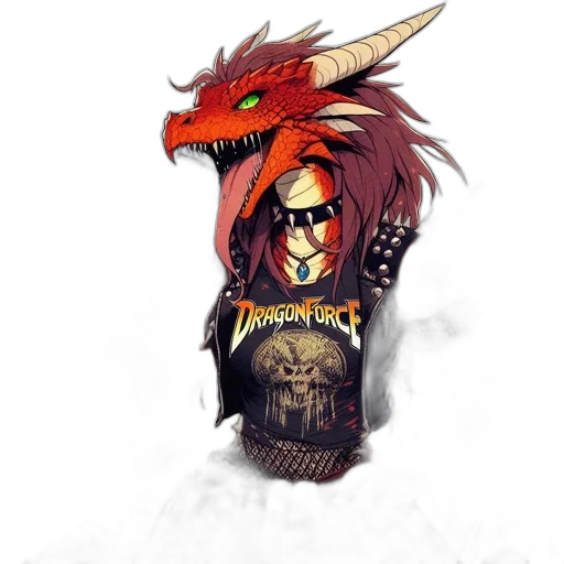 dragon, mask, staff, weapon transparent PNG cut-out