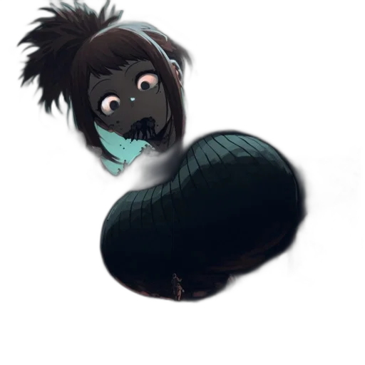 creature, hair, animal, staff transparent PNG cut-out