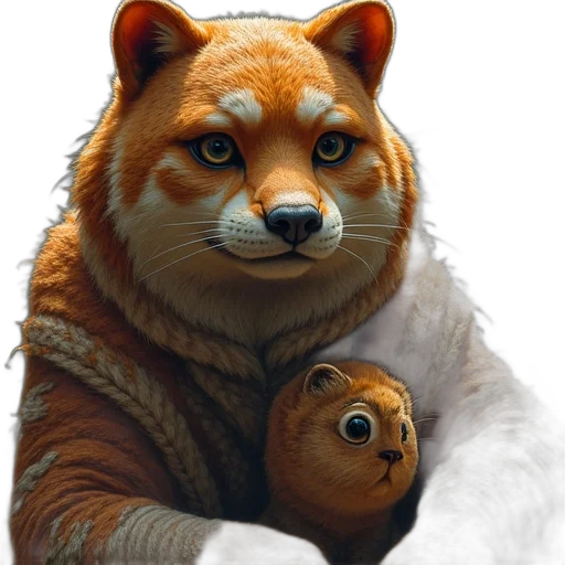 animal, creature, concept art, 3d render transparent PNG cut-out