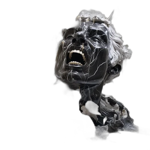 mask, creature, face, dragon transparent PNG cut-out