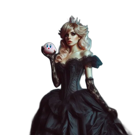 dress, crown, fantasy art, concept art transparent PNG cut-out