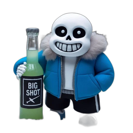 jacket, bottle, robot, creature transparent PNG cut-out