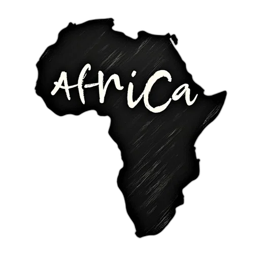 word, africa, written, black transparent PNG cut-out