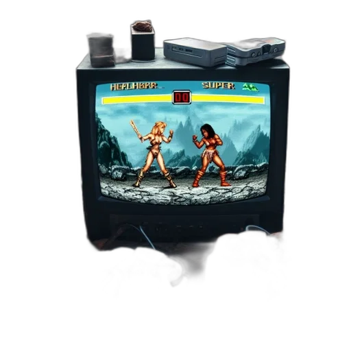 concept art, oil painting, underwater, beach transparent PNG cut-out