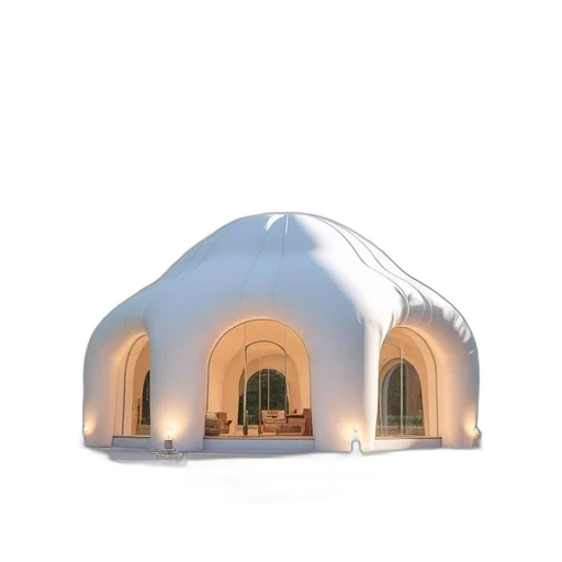 building, umbrella, 3d render, concept art transparent PNG cut-out