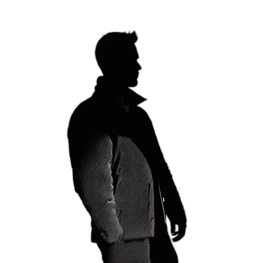 jacket, staff, face, robot transparent PNG cut-out