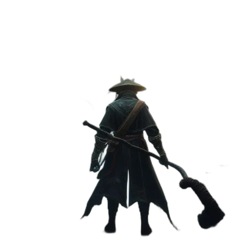 staff, hat, weapon, sword transparent PNG cut-out