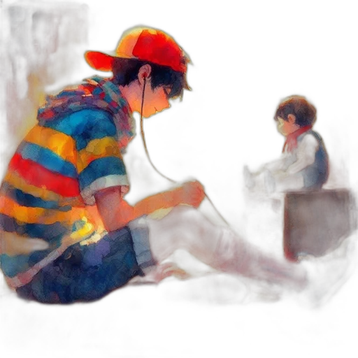 hat, watercolor, concept art, oil painting transparent PNG cut-out