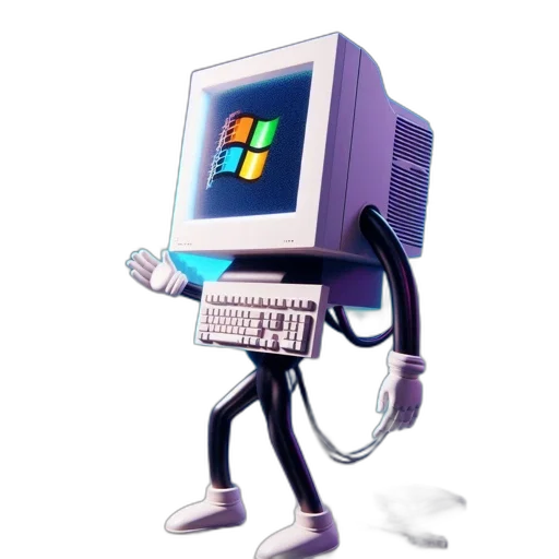 robot, weapon, creature, staff transparent PNG cut-out