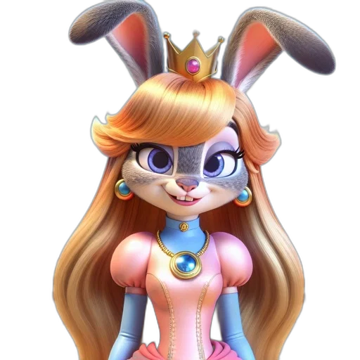 crown, dress, staff, animal transparent PNG cut-out