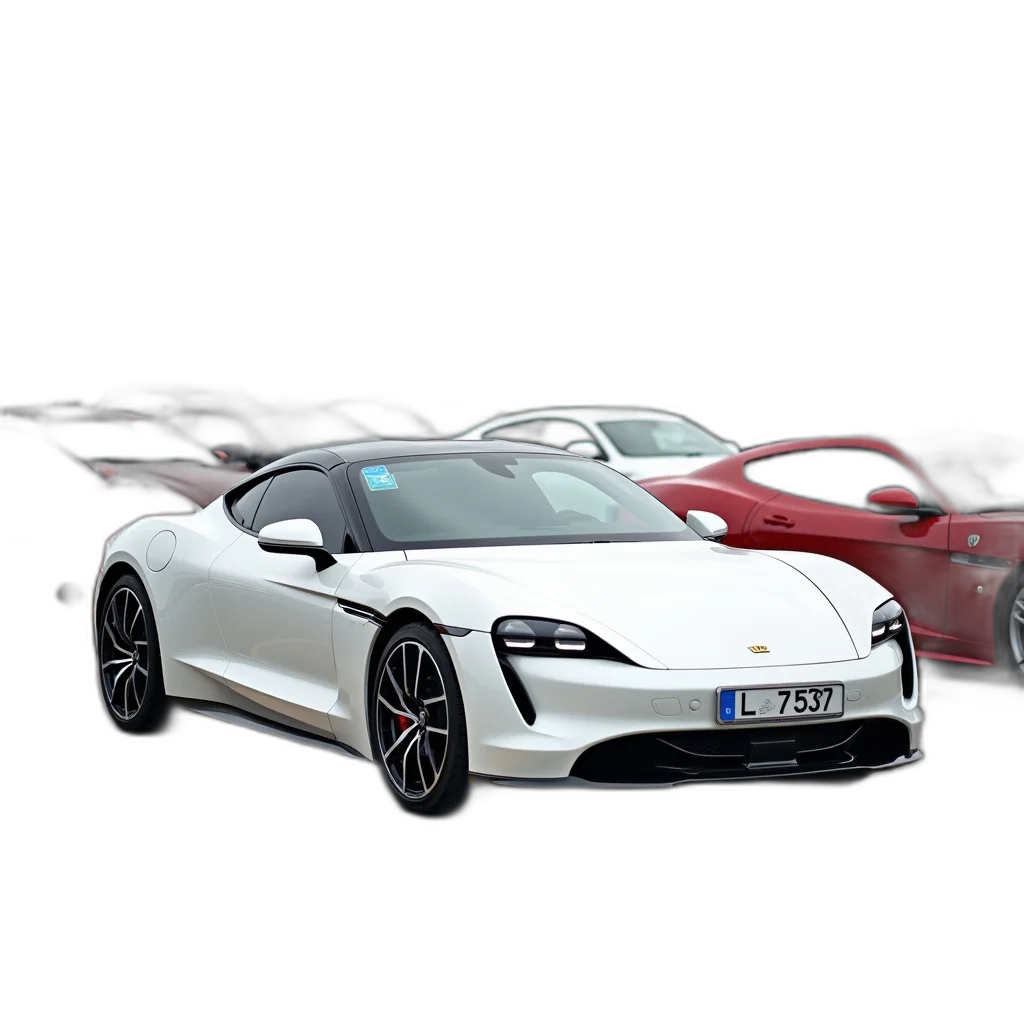 car, 3d render, photorealistic, concept art transparent PNG cut-out