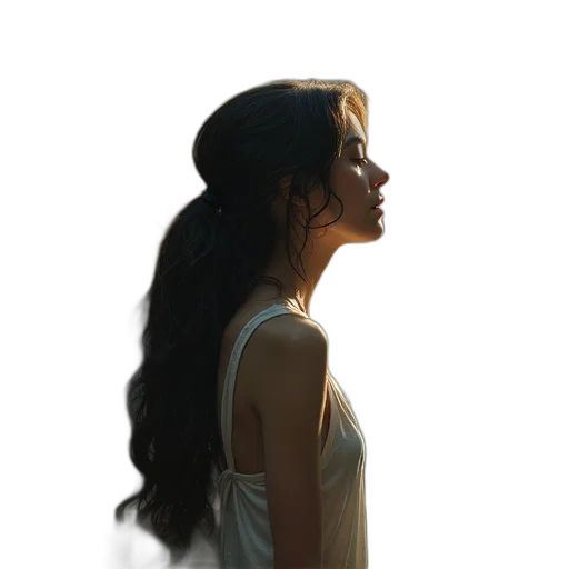 hair, dress, crown, face transparent PNG cut-out