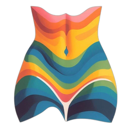 dress, jacket, colorful, neon transparent PNG cut-out