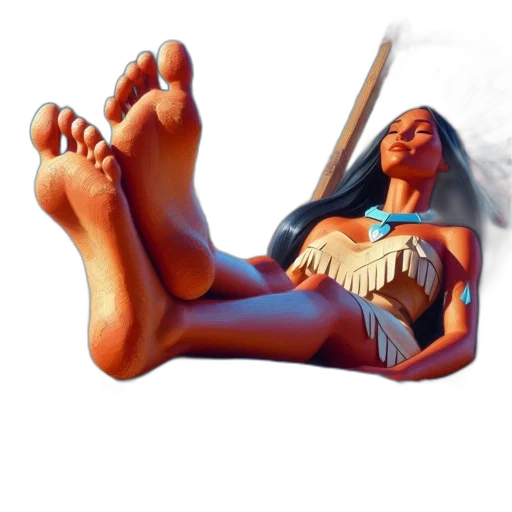 shoes, staff, fantasy art, photorealistic transparent PNG cut-out
