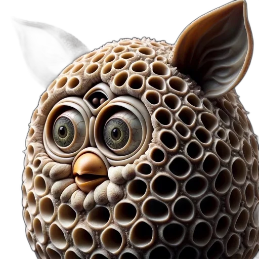 mask, animal, creature, 3d render transparent PNG cut-out