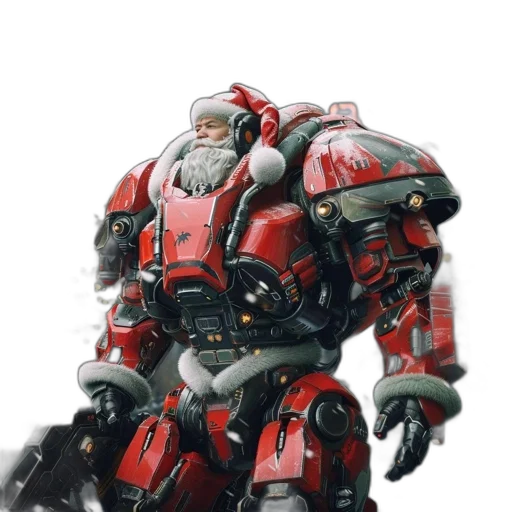 robot, weapon, concept art, 3d render transparent PNG cut-out