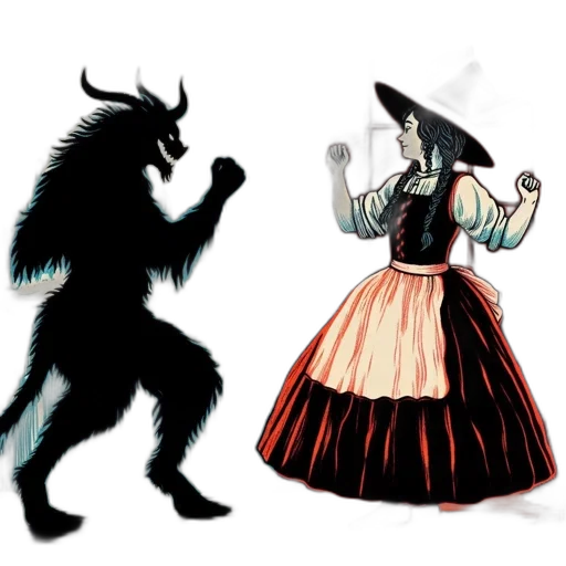 dress, creature, animal, mask transparent PNG cut-out