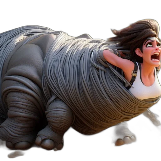 creature, animal, dress, concept art transparent PNG cut-out
