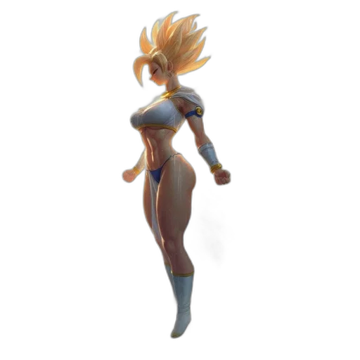 dress, staff, concept art, 3d render transparent PNG cut-out