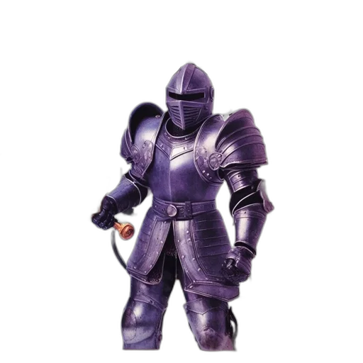 robot, sword, concept art, 3d render transparent PNG cut-out