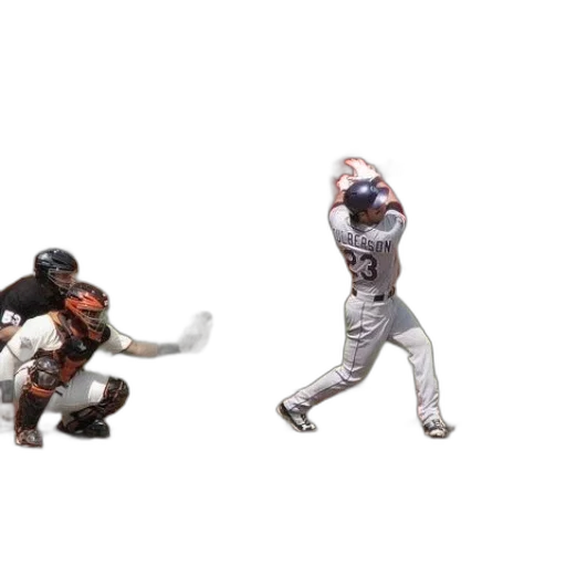 concept art, pixel art, 3d render, baseball transparent PNG cut-out