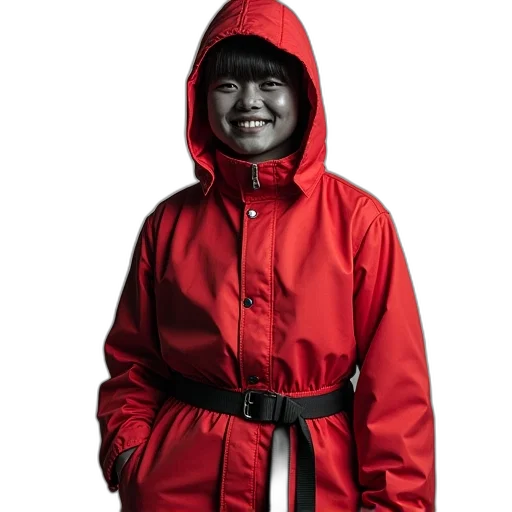 jacket, staff, face, umbrella transparent PNG cut-out