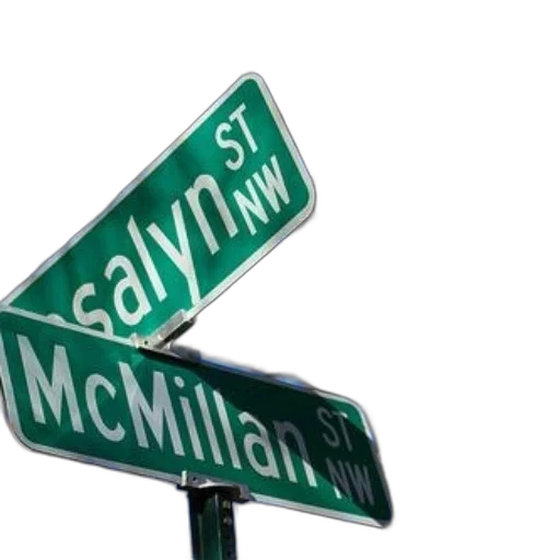 city street, street, signs, rosalyn transparent PNG cut-out