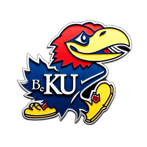 close-up, metallic, kansas, jayhawks transparent PNG cut-out