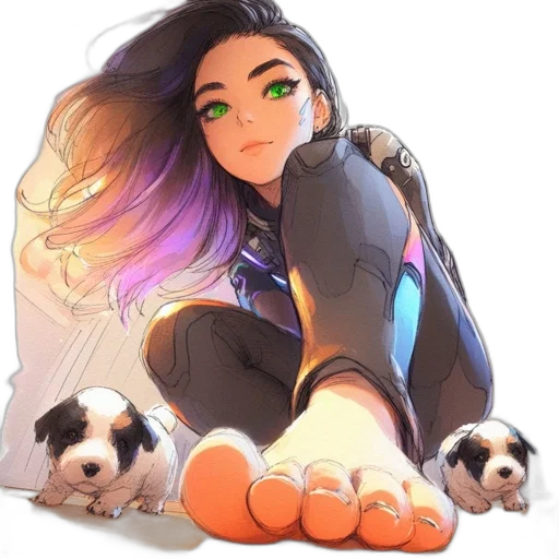 creature, animal, anime, concept art transparent PNG cut-out
