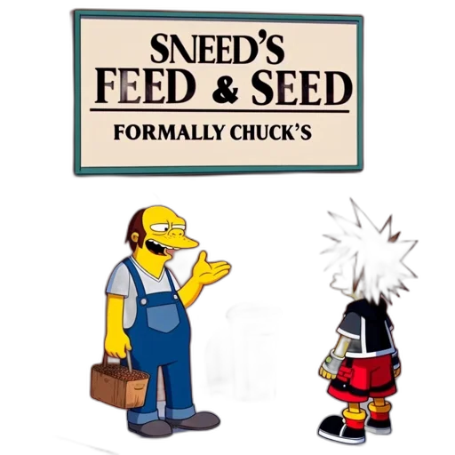 food, humorous, crossover, characters transparent PNG cut-out