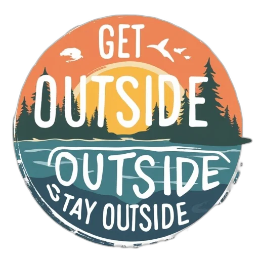 watercolor, get, outside, stay transparent PNG cut-out