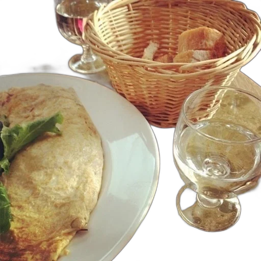 food, plate, basket, bread transparent PNG cut-out