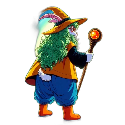 staff, hat, concept art, fantasy art transparent PNG cut-out