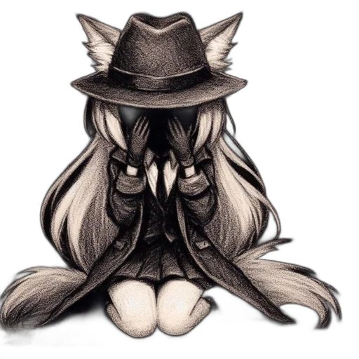 hat, mask, creature, hair transparent PNG cut-out