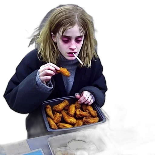 food, creature, concept art, photorealistic transparent PNG cut-out