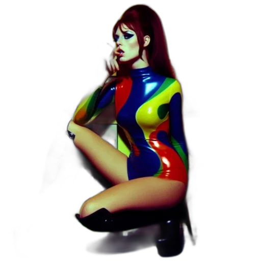 jacket, dress, robot, concept art transparent PNG cut-out