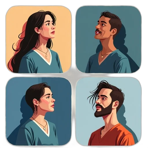 face, comic book art, oil painting, concept art transparent PNG cut-out