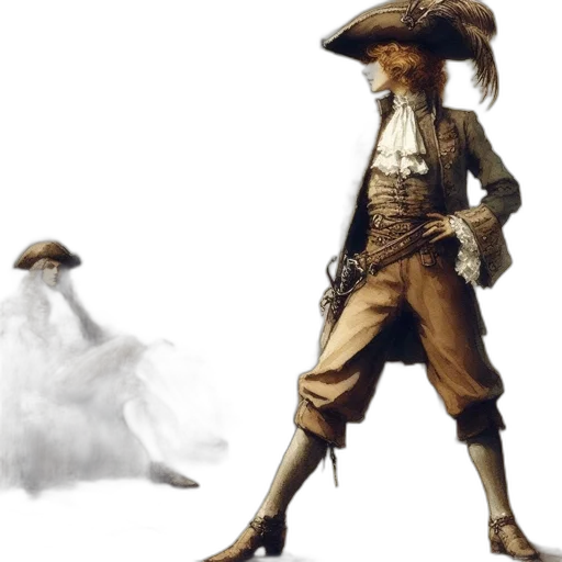 hat, staff, mask, weapon transparent PNG cut-out