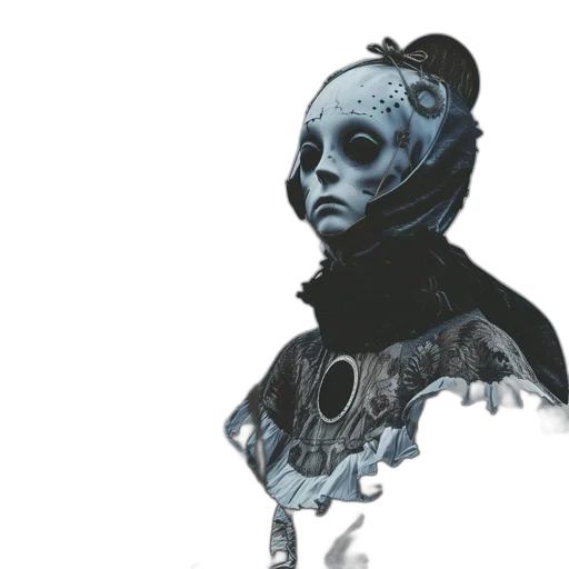 robot, mask, face, creature transparent PNG cut-out