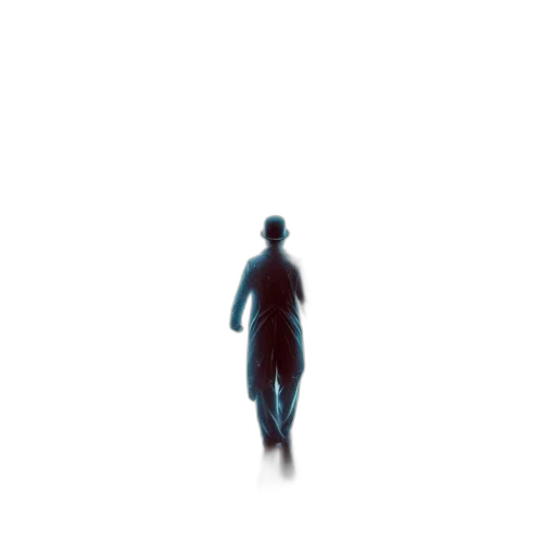robot, creature, face, staff transparent PNG cut-out
