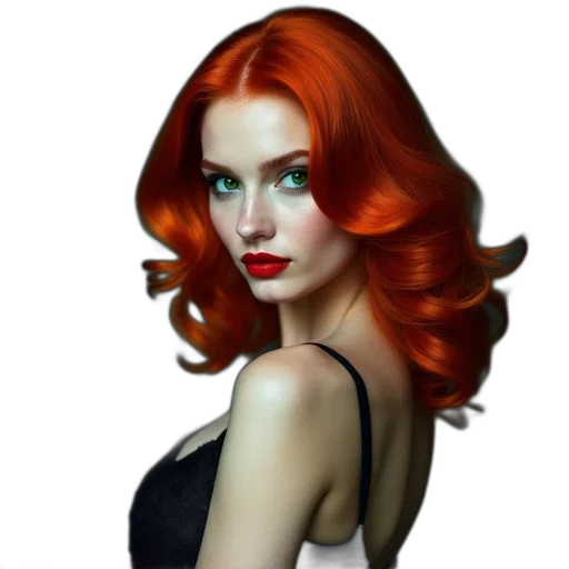face, hair, dress, jewelry transparent PNG cut-out