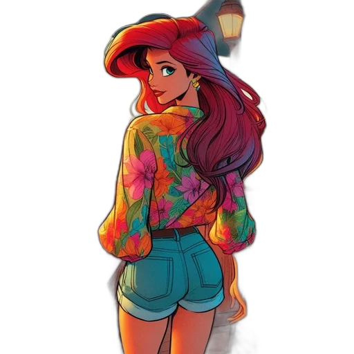 jacket, dress, hat, staff transparent PNG cut-out