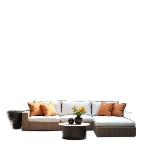 furniture, 3d render, photorealistic, concept art transparent PNG cut-out