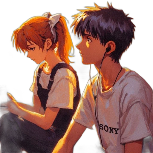 anime, concept art, watercolor, pixel art transparent PNG cut-out