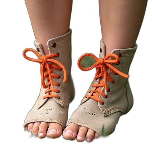 shoes, 3d render, photorealistic, children transparent PNG cut-out
